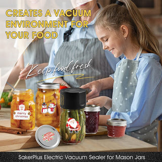 SAKER® Electric Vacuum Sealer For Mason Jars UK
