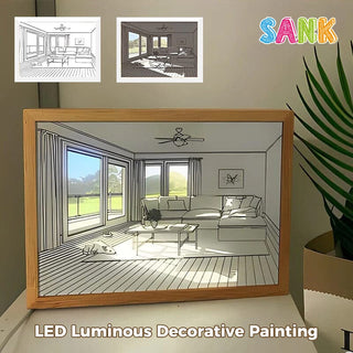 Sank LED Luminous Decorative Painting