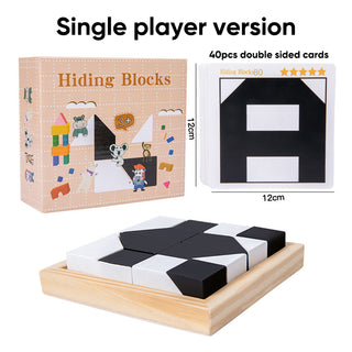 SAKER® Wooden Hidden Block Puzzle