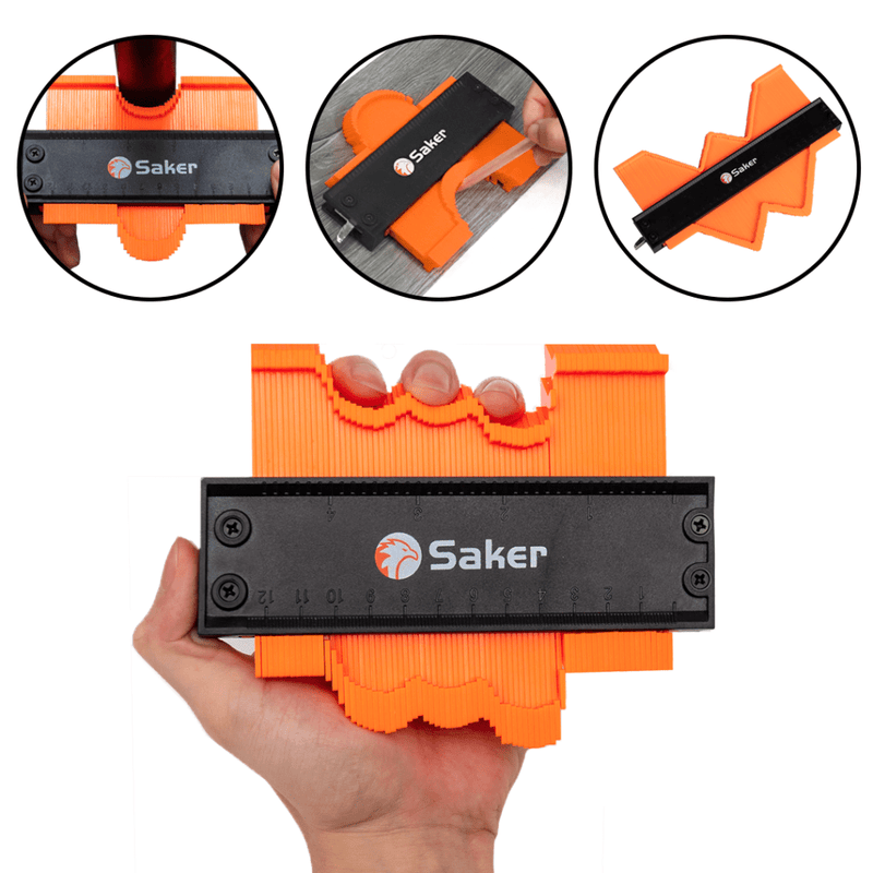 Saker® Contour Gauge Profile Tool With Lock Sakertool