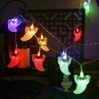 Saker Halloween Ghost String Lights(Warm White/Coloured)