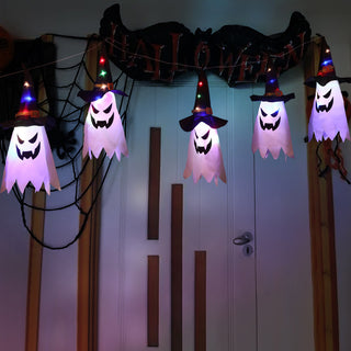 Saker Halloween Blue Wizard Light String 5 Lamps