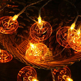 Saker Halloween Pumpkin String Lights with 2 Lighting Modes