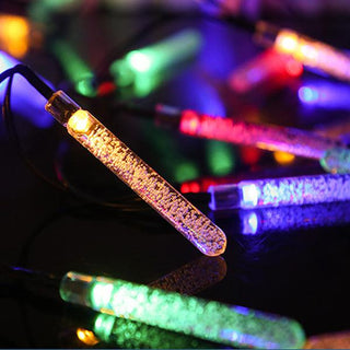 Saker Solar Power Colorful LED String Lights