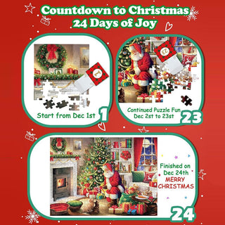 SAKER® Christmas Advent Calendar Puzzle