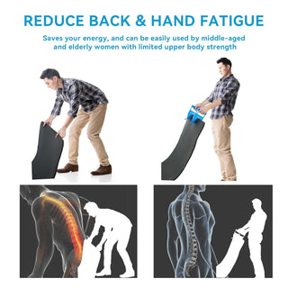 Sakerplus Heavy Duty Mat Movers Pair