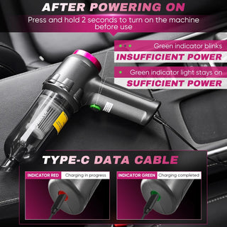 Sakerplus Portable Cordless Handheld Vacuum Cleaner