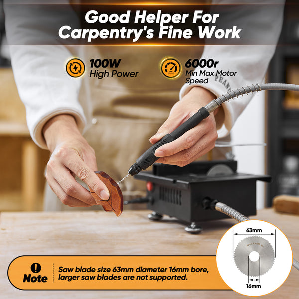Sakerplus® Mini Multifunctional Table Saw