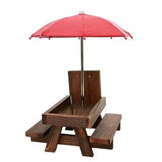 Sakerplus® Outdoor Wooden Squirrel Feeder