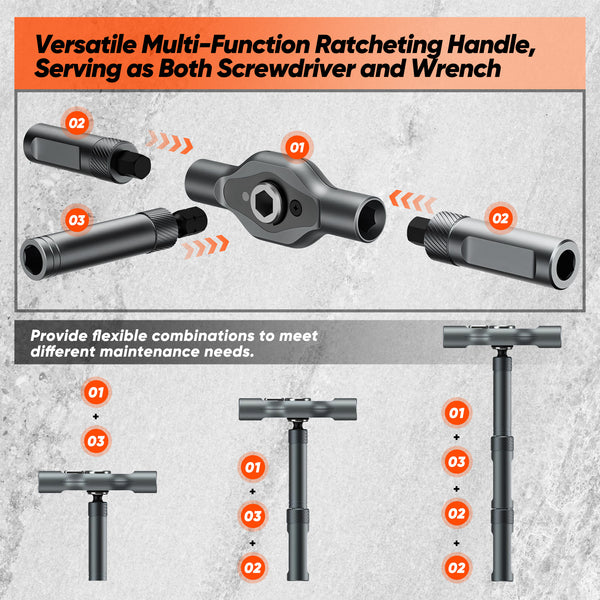 Saker 42 in 1 Magnetic Screwdriver Set