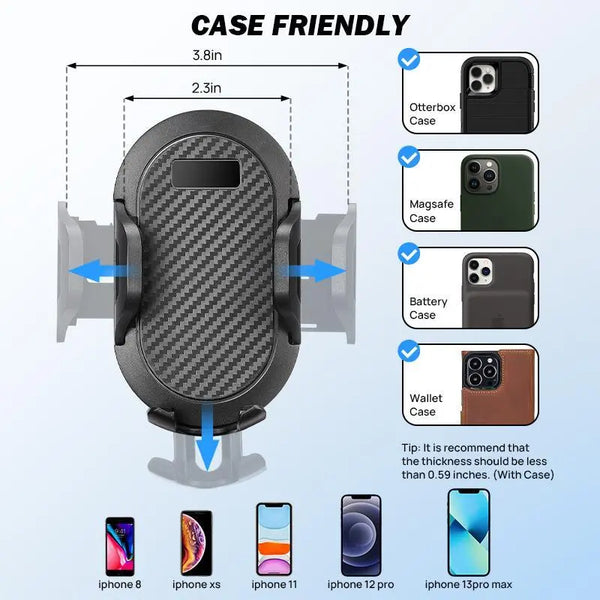 Sakerplus® 2-In-1 Car Cup Holder Phone Mount