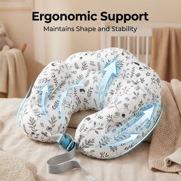 Sakerplus® Ergonomic Adjustable Breastfeeding Nursing Pillow