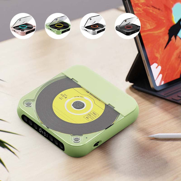Sakerplus Portable Bluetooth-compatible CD Player