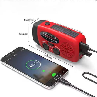 Sakerplus® Hand Crank Emergency Radio