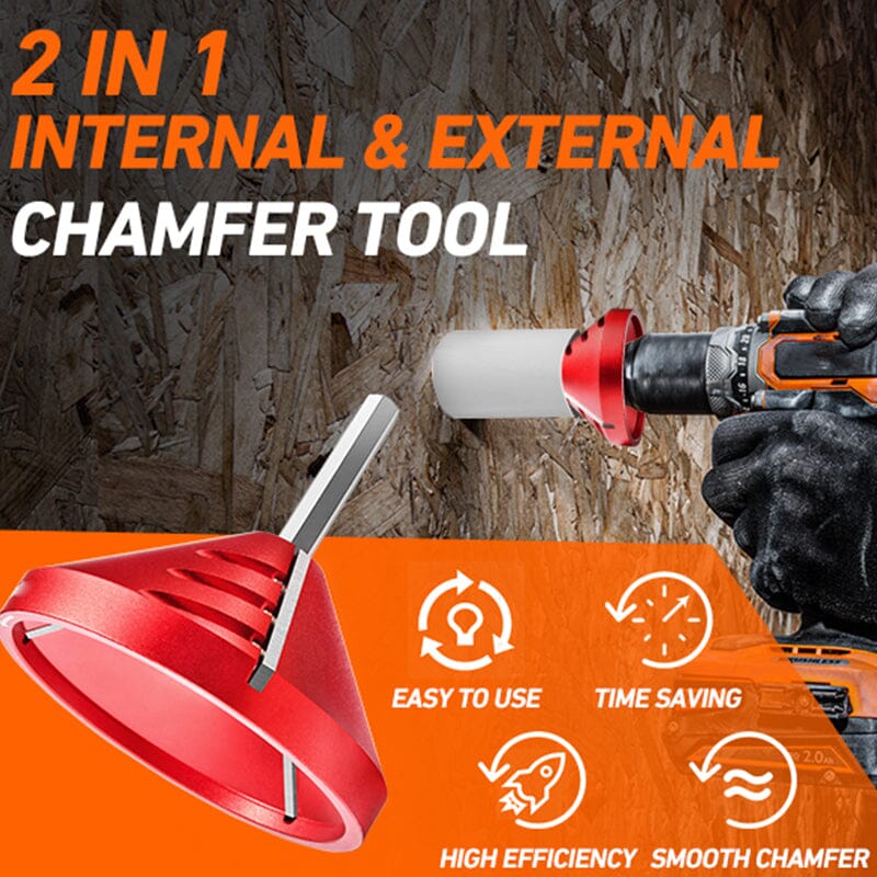 SAKER® 2-In-1 Internal & External Chamfer Tool