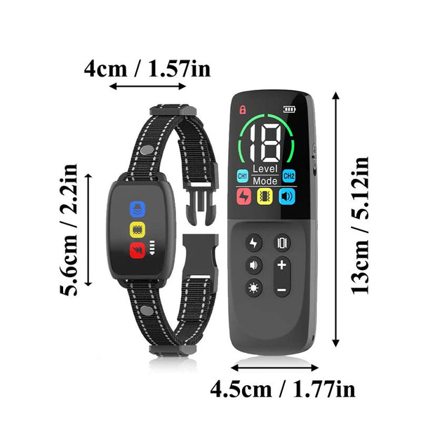 Sakerplus® 800m Remote Dog Training Collar With Display