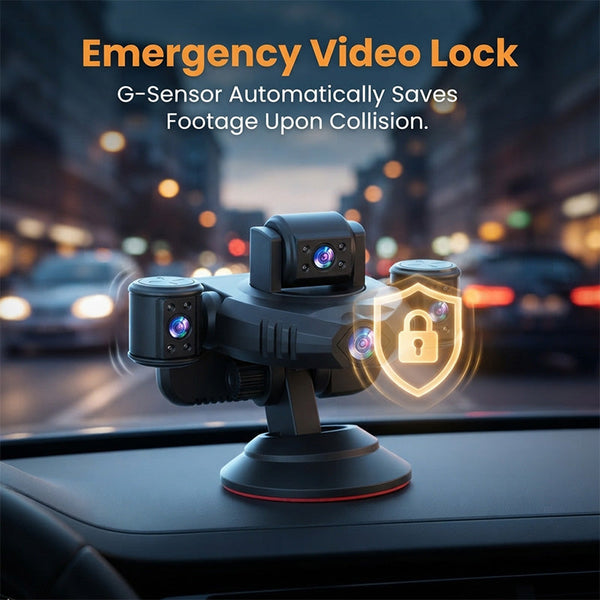 Sakerplus® Panoramic Dash Camera With Night Vision