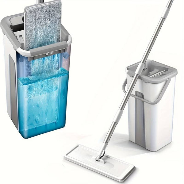 Sakerplus Mop and Bucket with Wringer Set