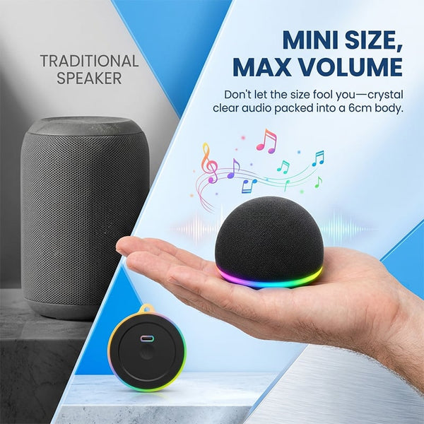 Sakerplus® Portable Magnetic Wireless Bluetooth Speaker