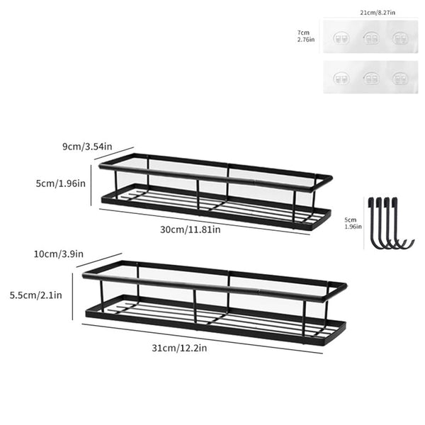 Sakerplus® Rustproof Shower Caddy Storage Set