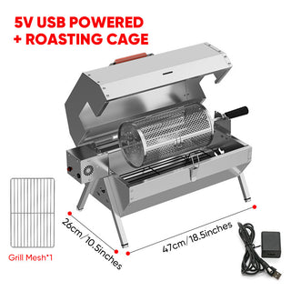 Sakerplus® Twin-Burner Electric BBQ Grill