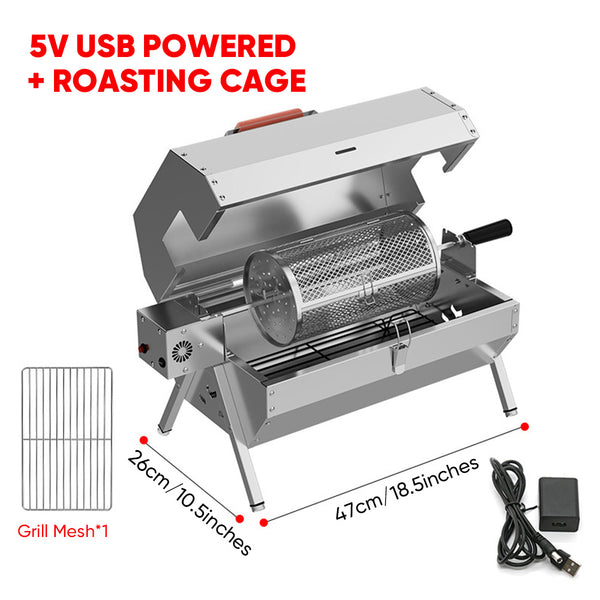 Sakerplus® Twin-Burner Electric BBQ Grill