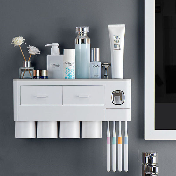 Sakerplus® Tooth Brush Holder For Bathroom Wall Mounted