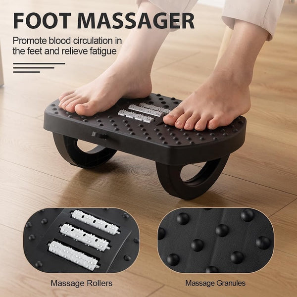 Sakerplus® Under Desk Footrest For Office Comfort