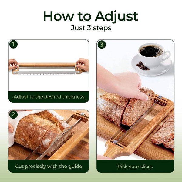 Sakerplus® Adjustable Bread Knife For Homemade Bread
