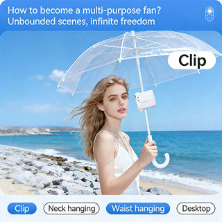 Sakerplus® Portable Ice Cooling Waist Fan