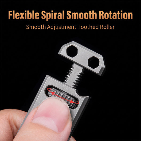 Sakerplus® Titanium Alloy Multifunction Pocket Pry Bar