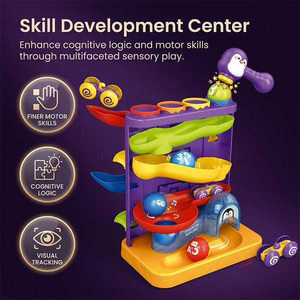 Sakerplus® Interactive Penguin Ball Track Toy