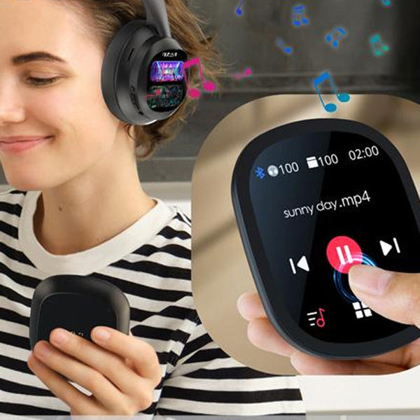 Sakerplus Hybrid ANC Wireless Headphones with MP3