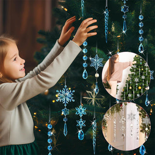 Sakerplus® Acrylic Crystal Christmas Ornaments