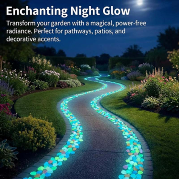 Sakerplus®  Glowing Pebbles For Garden Paths