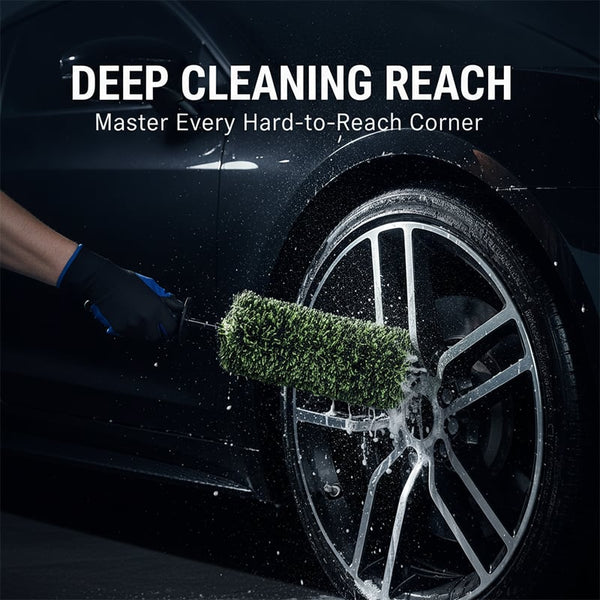 Sakerplus® Wheel Barrel Brush For Deep Cleaning