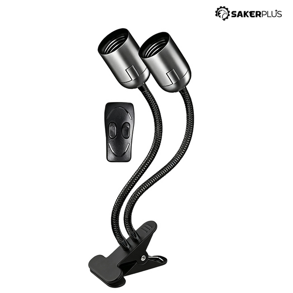 Sakerplus® Dual Head Full Spectrum LED Grow Light