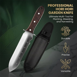Sakerplus® Hori Hori Soil Knife for Gardening