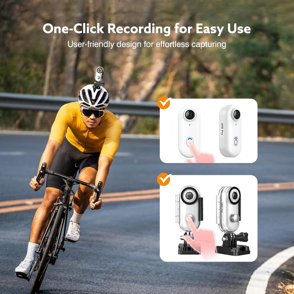 Sakerplus® Magnetic 4K UHD Action Camera