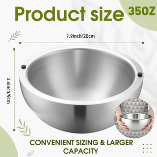 Sakerplus® Double Walled Insulated Dip Bowl