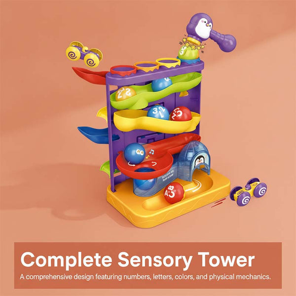 Sakerplus® Interactive Penguin Ball Track Toy