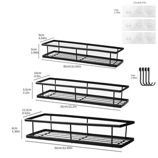 Sakerplus® Rustproof Shower Caddy Storage Set