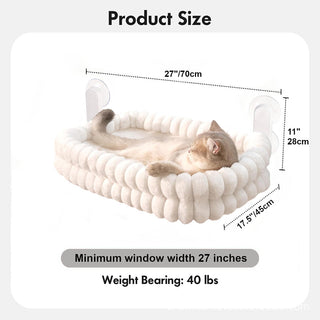 Sakerplus® Cat Window Perch Hammock Bed