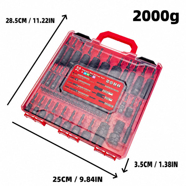 Sakerplus® Magnetic Impact Nut Driver Set