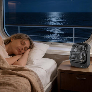 Sakerplus® Cruise Approved Magnetic Travel Fan