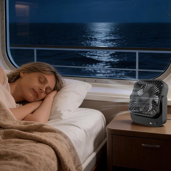 Sakerplus® Cruise Approved Magnetic Travel Fan