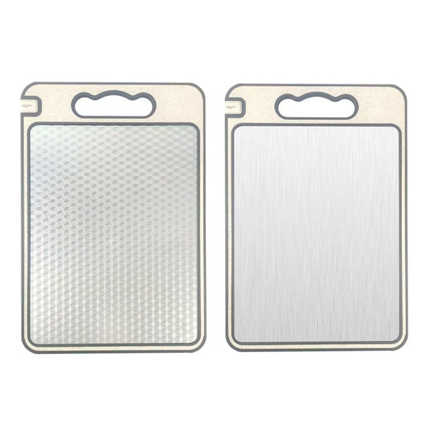 Sakerplus® Double Sided Stainless Steel Cutting Board