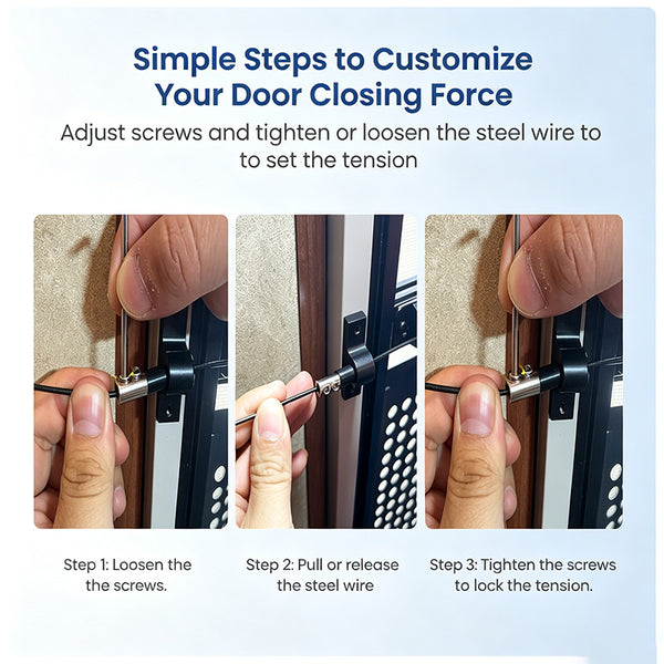 Sakerplus® RV Screen Door Auto Closer