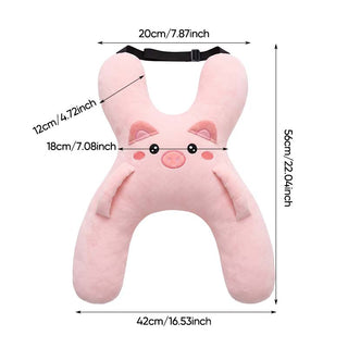 Sakerplus® Kids Plush Car Seat Pillow