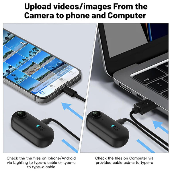 Sakerplus® Magnetic 4K UHD Action Camera